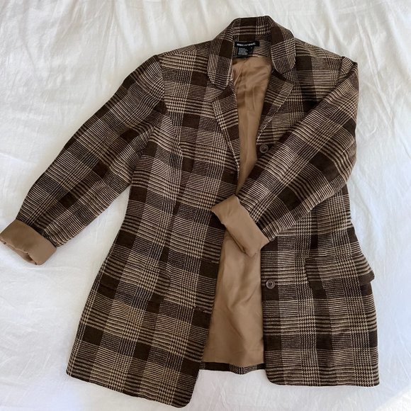 Jackets & Blazers - Plaid Blazer